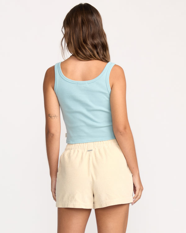 Billabong Goddess Knit Tank - Blue Fog
