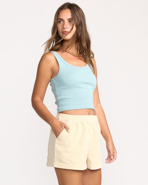 Billabong Goddess Knit Tank - Blue Fog