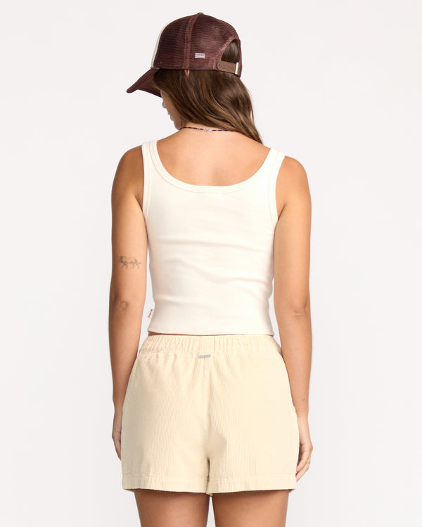 Billabong Goddess Knit Tank - Whitecap