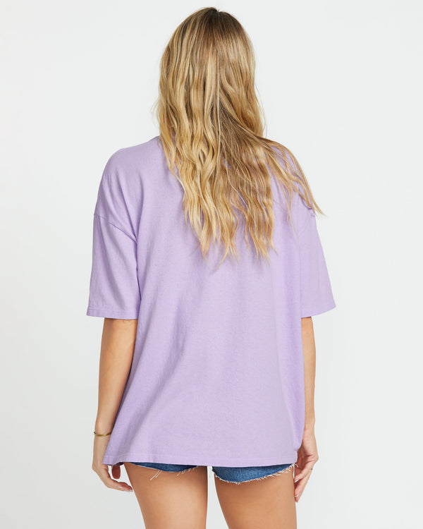Billabong Goes Around Here Tee - Peaceful Lilac