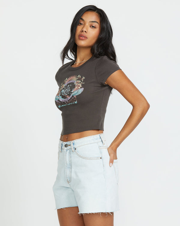 Billabong Goes Around Tee - Off Black