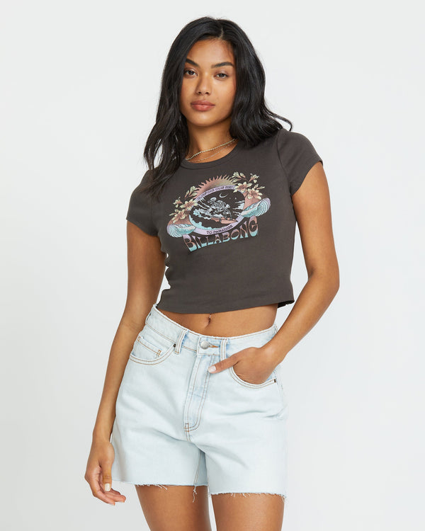 Billabong Goes Around Tee - Off Black