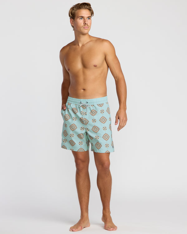 Billabong Good Times Layback 16" Trunks - Light Blue
