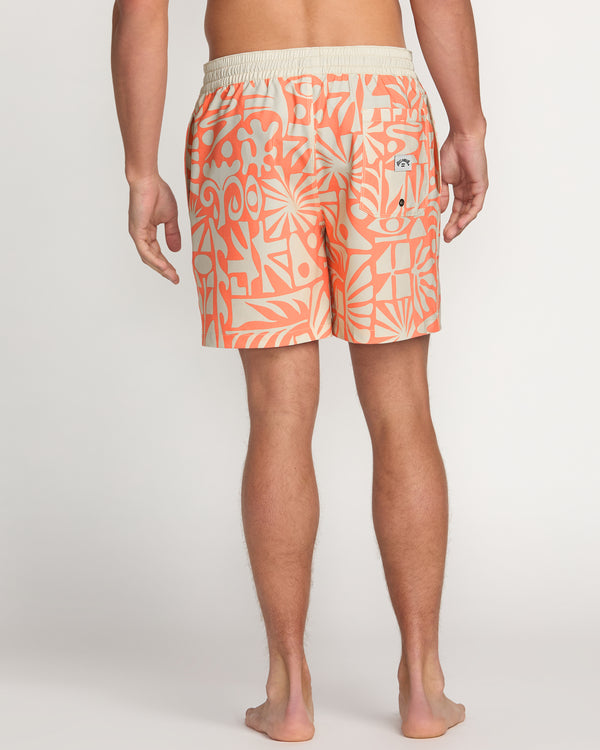 Billabong Good Times Laybacks 16" Trunks - Coral