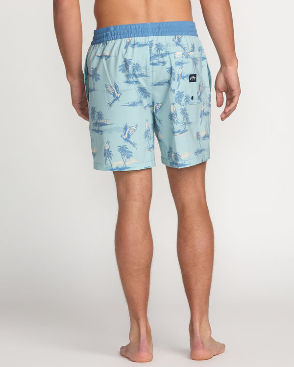 Billabong Good Times Laybacks 16" Trunks - Dusty Blue