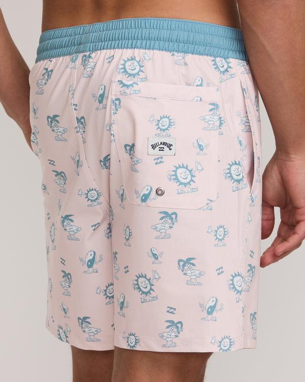 Billabong Good Times Laybacks 16" Trunks - Light Pink