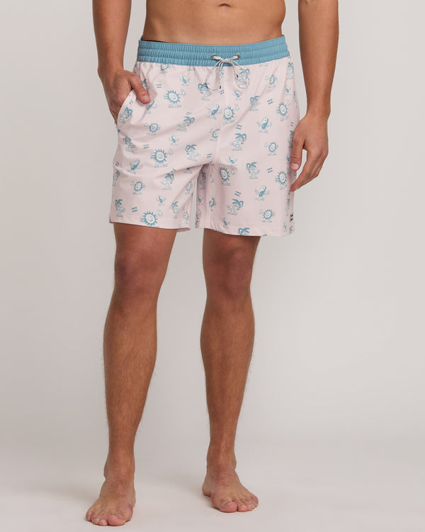 billabong Good Times Laybacks 16" Trunks - Light Pink