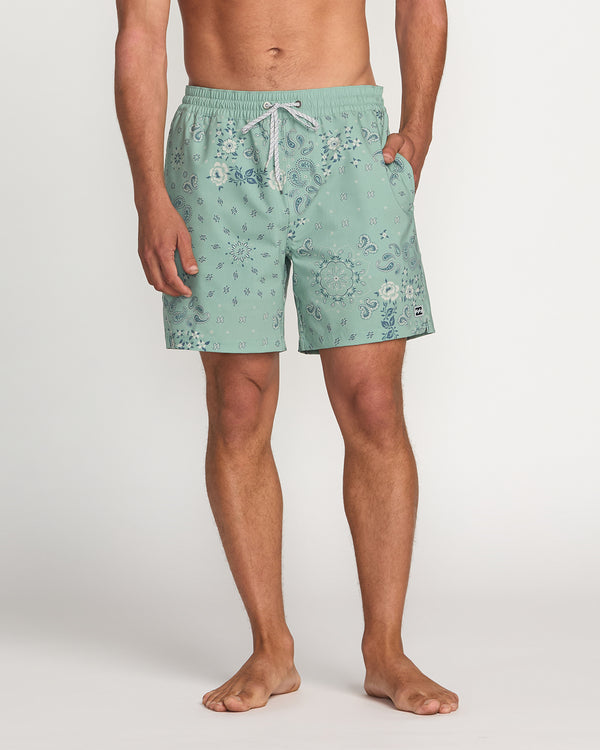 Billabong Good Times Laybacks 16" Trunks - Mist Green