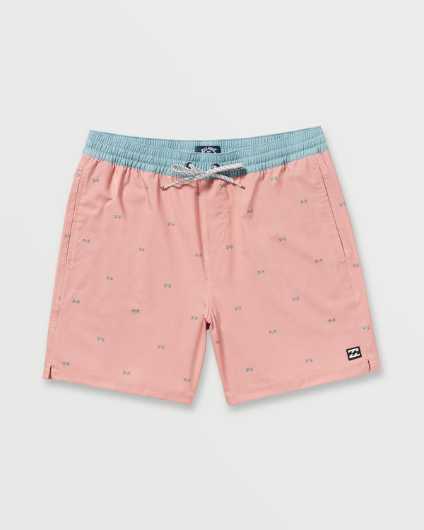 Billabong Good Times Laybacks 16" Trunks - Pink Haze