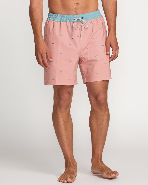 billabong Good Times Laybacks 16" Trunks - Pink Haze