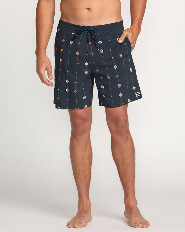 billabong Good Times Lo Tide 18" Boardshorts - Navy