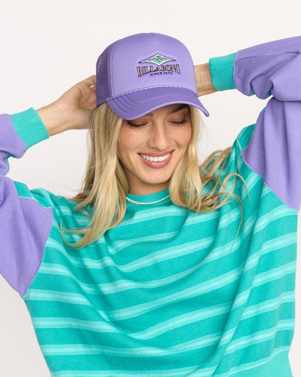 billabong Grandpa Trucker Hat - Purple Ash