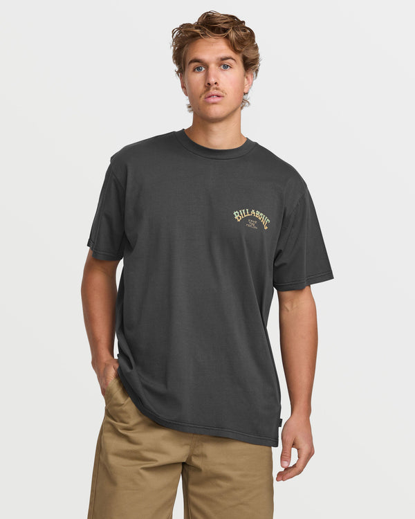 Billabong Hack Premium Wave Wash Tee - Washed Black