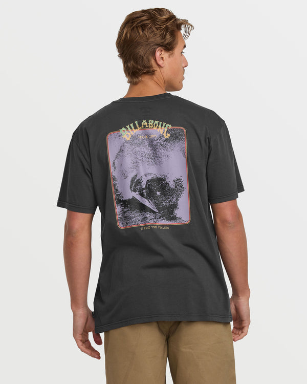 Billabong Hack Premium Wave Wash Tee - Washed Black