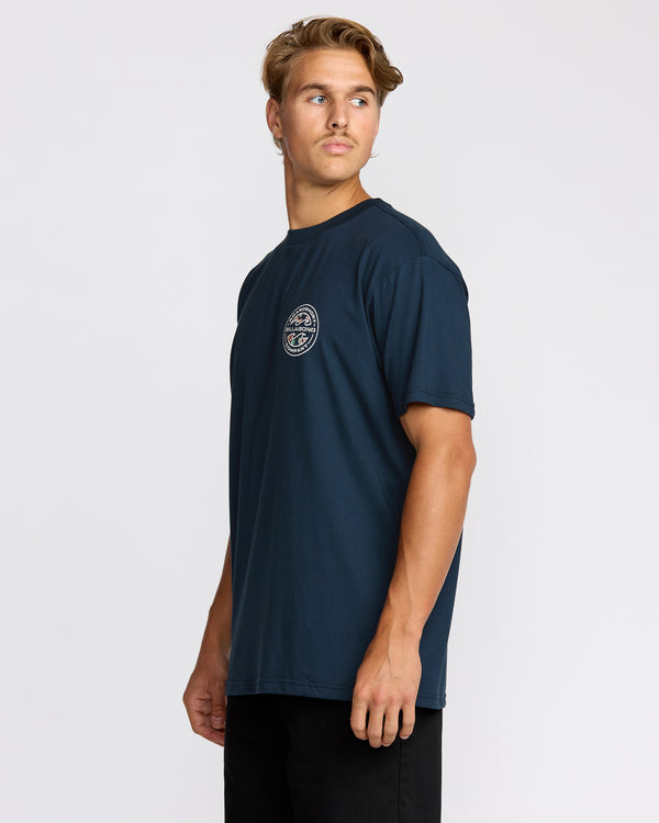 Billabong Hollow Premium Short Sleeve T-Shirt - Navy