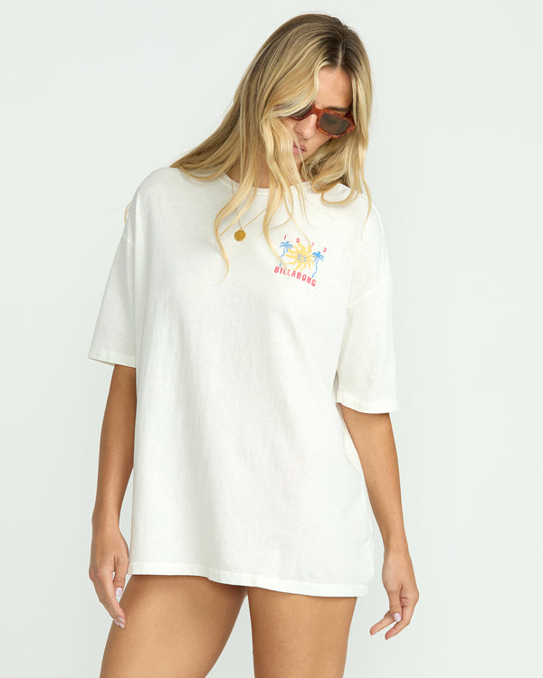 Billabong Hot Haze Tee - Salt Crystal