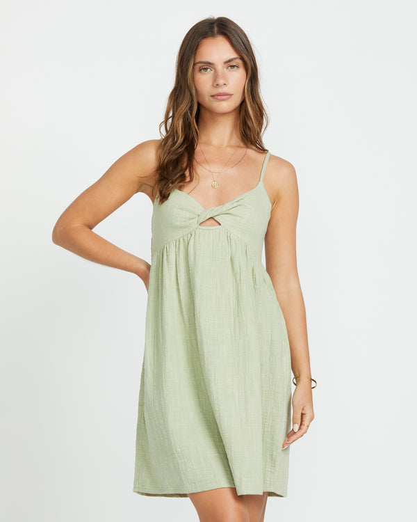 Billabong In A Twist Dress - Pistachio