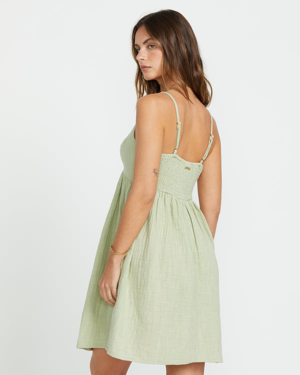 Billabong In A Twist Dress - Pistachio