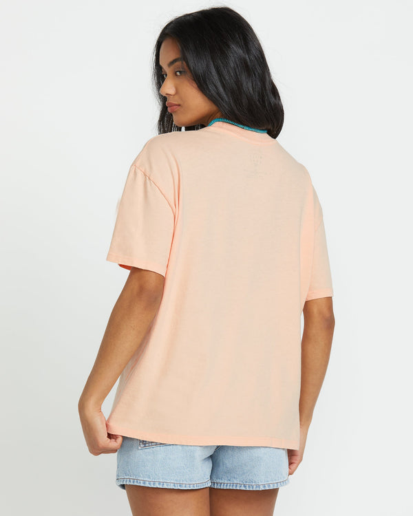 Billabong In The Balance Tee - Soft Peach