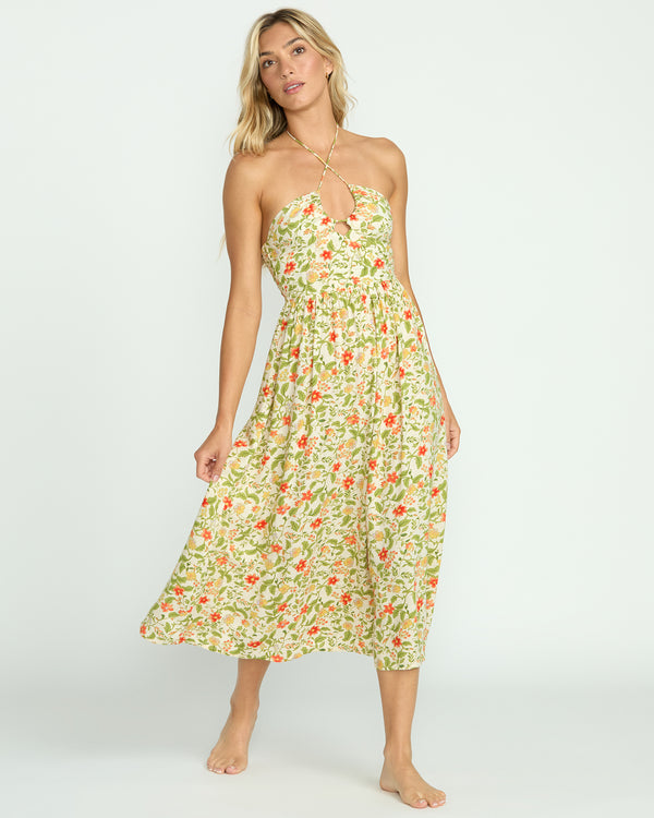 billabong In Your Heart Midi Dress - Multi