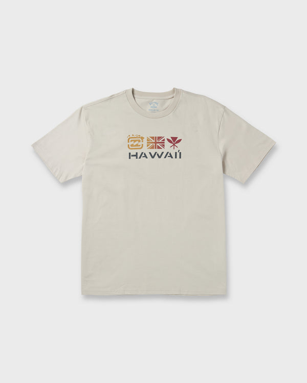 billabong Kahili Hawaii Regular Tee - Bleached Sand