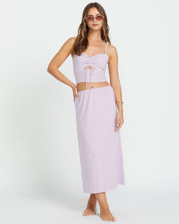 Billabong Keep It Simple Skirt - Amethyst Smoke