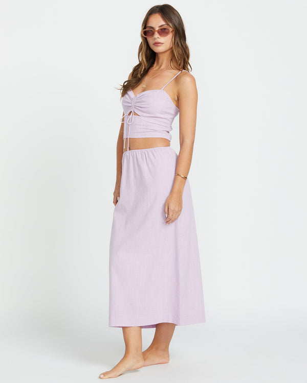 Billabong Keep It Simple Skirt - Amethyst Smoke