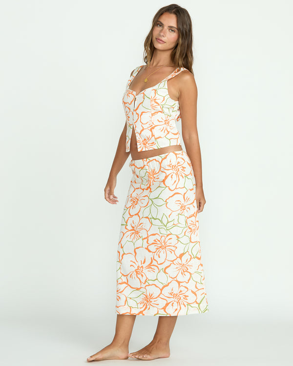 Billabong Keep It Simple Skirt - Salt Crystal