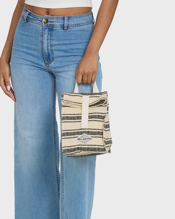 Billabong La Playa Picnic Lunch Bag - Off Black