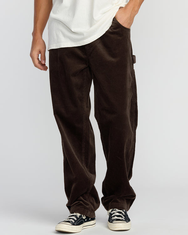 Billabong Larry Cord Garage Pants - Chocolate