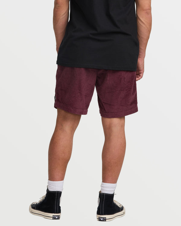 Billabong Larry Laybacks 19" Cord Shorts - Plum