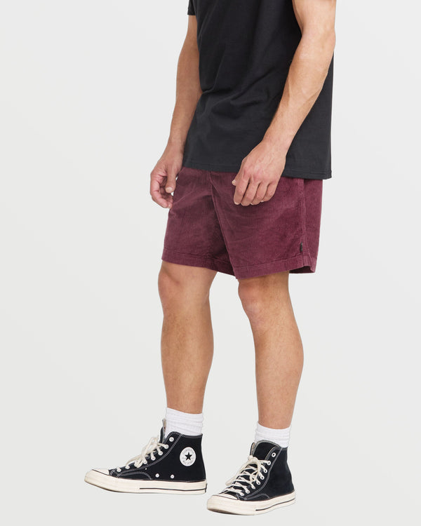 Billabong Larry Laybacks 19" Cord Shorts - Plum