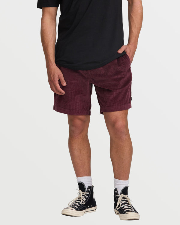 billabong Larry Laybacks 19" Cord Shorts - Plum
