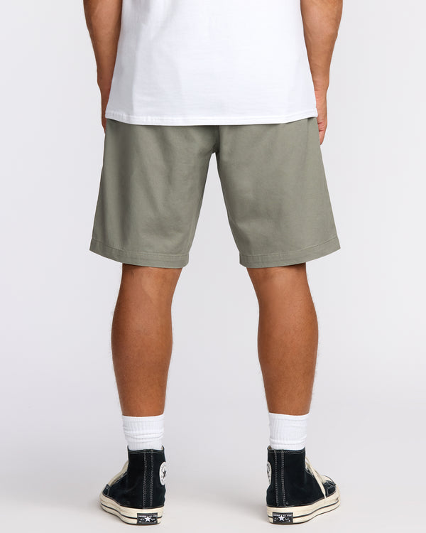 Billabong Larry Laybacks 19" Twill Shorts - Green Ash