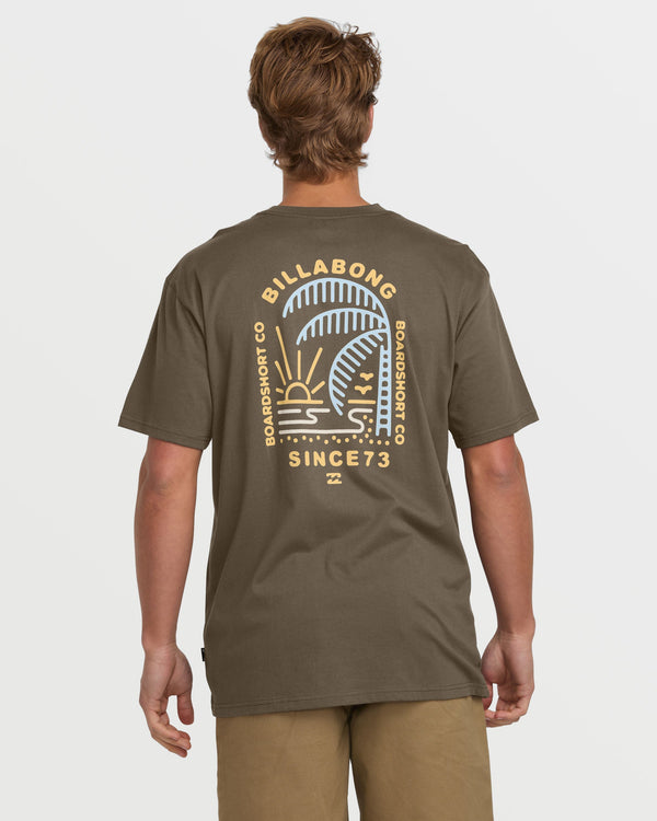 Billabong Last Light Premium Tee - Brown