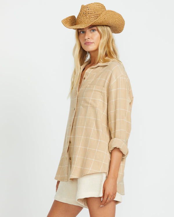 Billabong Layer Up Long Sleeve Shirt - Khaki