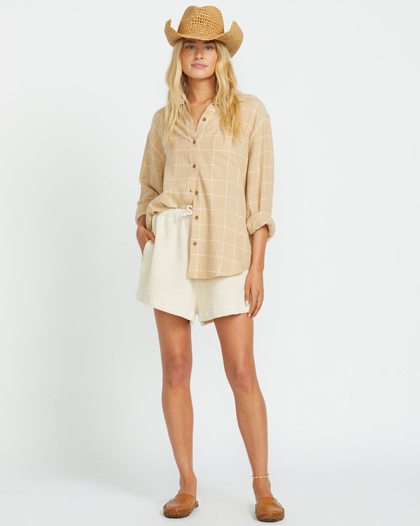 Billabong Layer Up Long Sleeve Shirt - Khaki