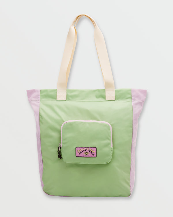 Billabong Lightweight Packable Tote Bag - Pistachio