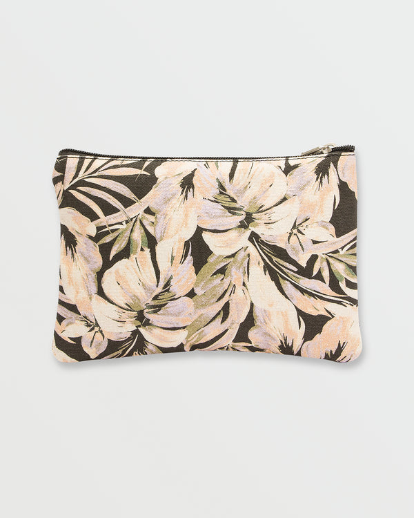 Billabong Lil Snitch Pouch - Black Floral