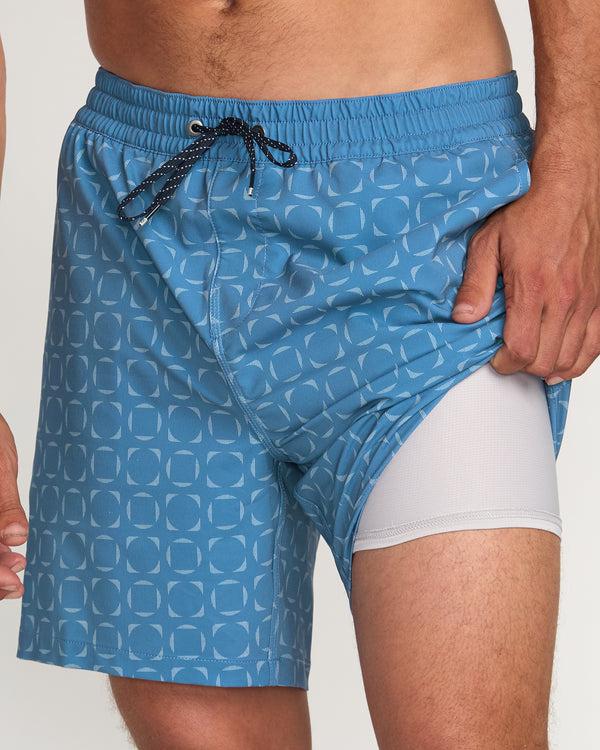 Billabong Lineup Laybacks 16" Trunks - Cloud Blue