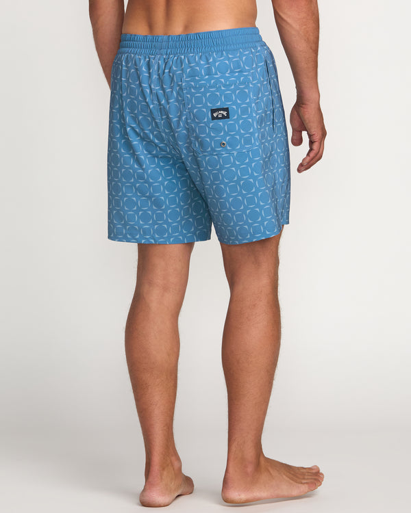 Billabong Lineup Laybacks 16" Trunks - Cloud Blue