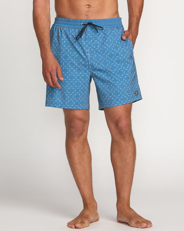 billabong Lineup Laybacks 16" Trunks - Cloud Blue