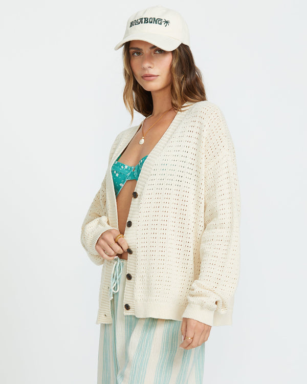 Billabong Loren Cardigan - Whitecap