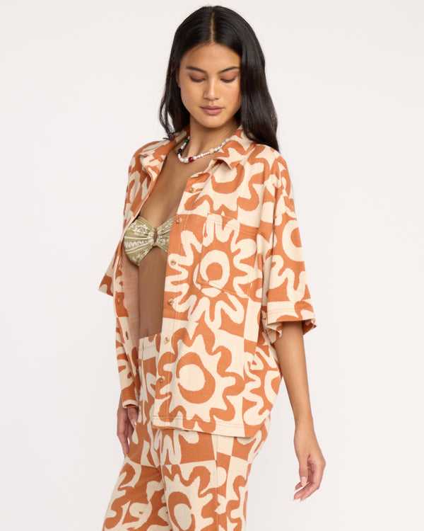 Billabong Lost Waves Short Sleeve T-Shirt - Sunburnt