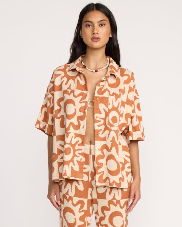 billabong Lost Waves Short Sleeve T-Shirt - Sunburnt