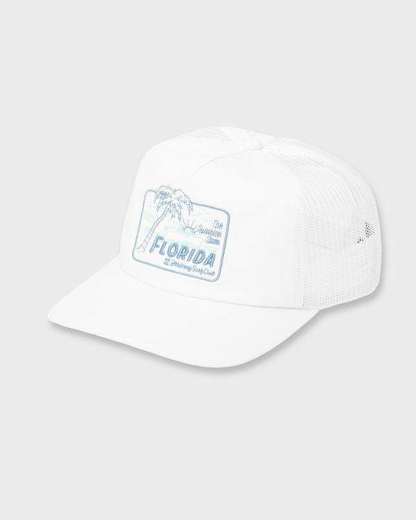 billabong Lounge Florida Trucker Hat - Off White
