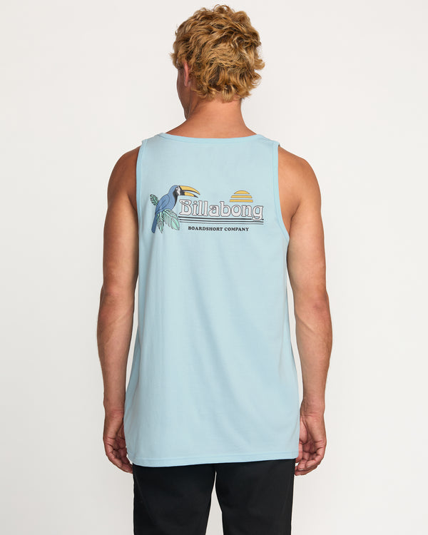 Billabong Lounge Premium Tank - Coastal Blue