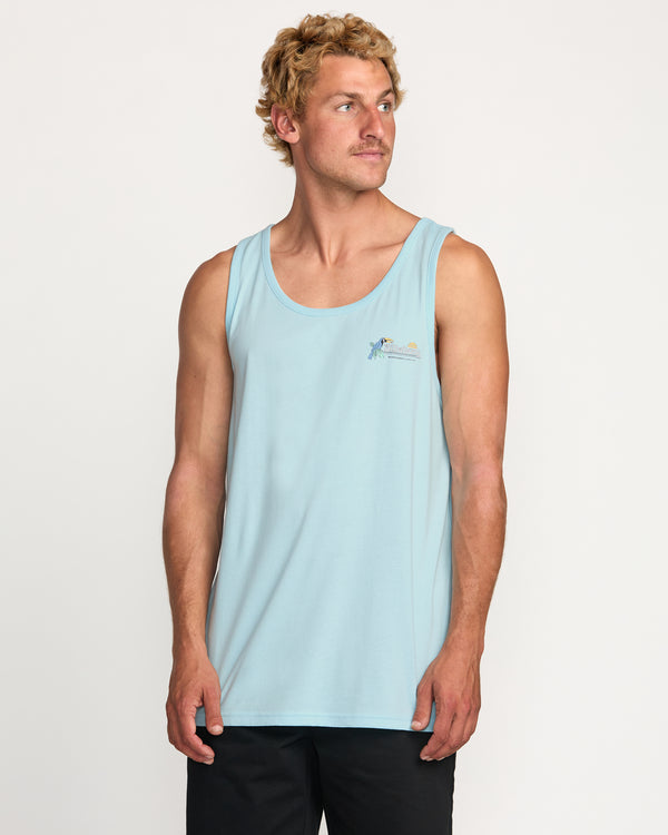 Billabong Lounge Premium Tank - Coastal Blue