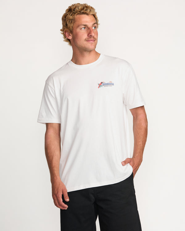 Billabong Lounge Premium Tee - Off White