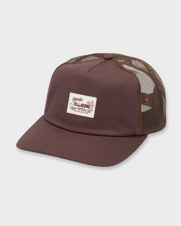 billabong Lounge Trucker Hat - Brown